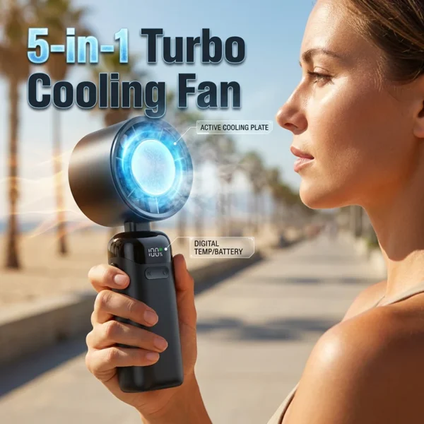 🌬️ LIMITED-TIME 49% OFF! ✨Semiconductor Cooling Fan with Digital Display