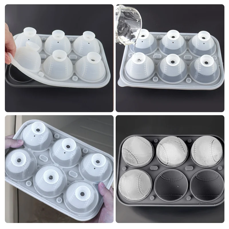 Baseball Sphere Ice Cube Mold - Image 4