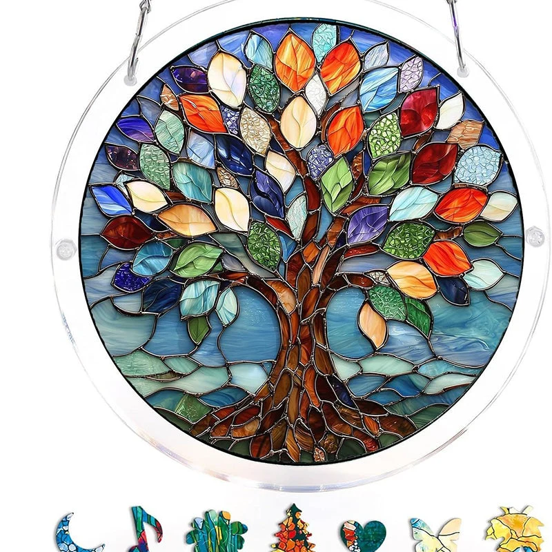 Acrylic Sunset & Sea Jigsaw Puzzle Window Hanging - Image 19