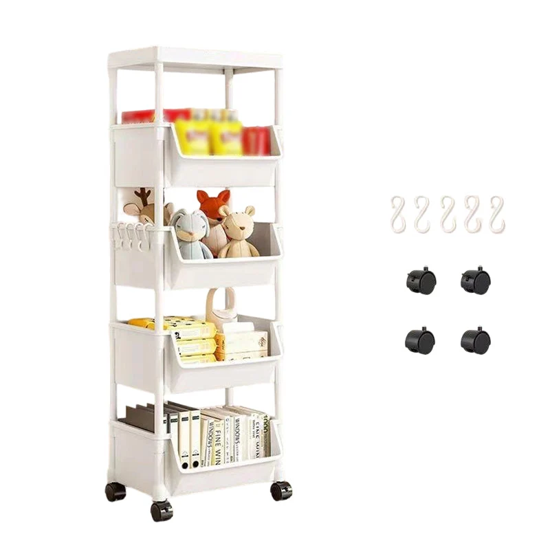 Multi-Tier Rolling Storage Cart for Narrow Spaces - Image 21