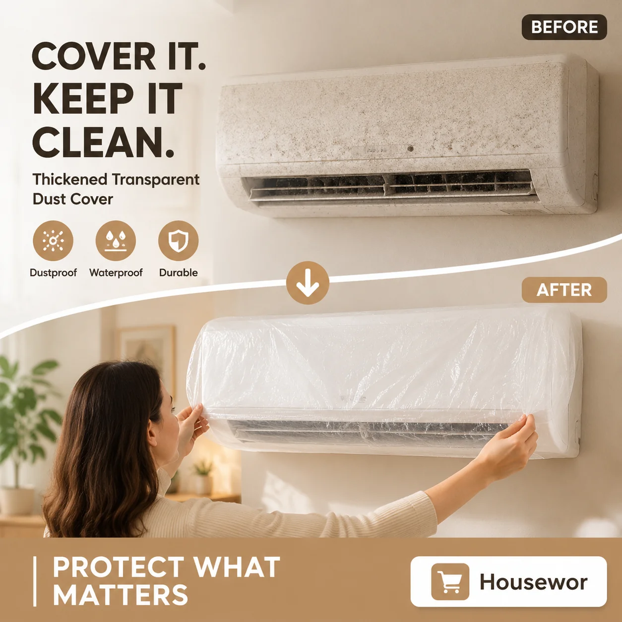 🏆Buy More Save More🎁Thickened Transparent Dust Cover– flexible, transparent, reusable📦✨ - Image 18