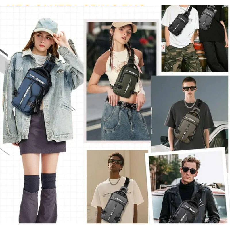 Stylish Casual Shoulder Multifunctional Crossbody Bag - Image 7