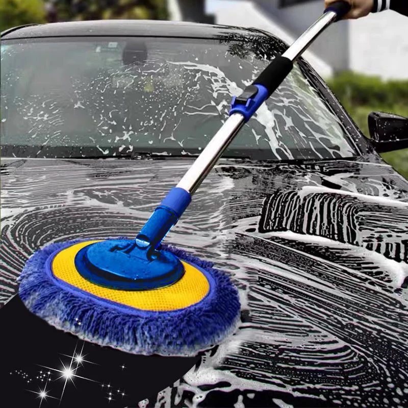 π 50% OFF NOW! π§½ Durable Aluminum Long Handle Telescopic Car Wash Mop β Soft Microfiber, Scratch-Free & Adjustable Length β¨