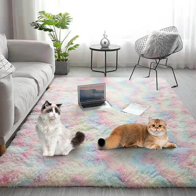 ⏳Limited-time 50% off⏰Gradient Color Plush Floor Mat🛋️ - Image 10