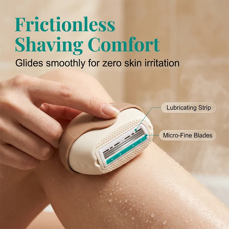 Portable 3-Layer Hair Shaver with Rotating Cover - Image 4