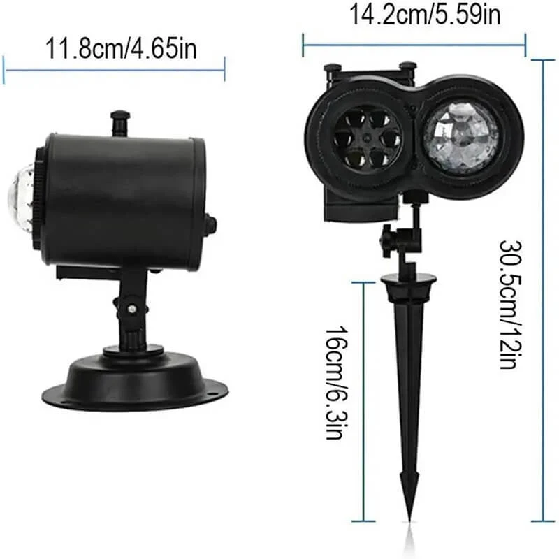 2-in-1 HD Remote Control Holiday Projector Lights - Image 8
