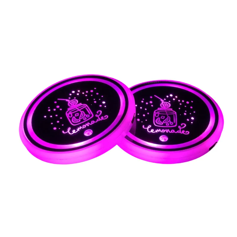 Rechargeable LED Car Cup Holder Lights - სურათი 9