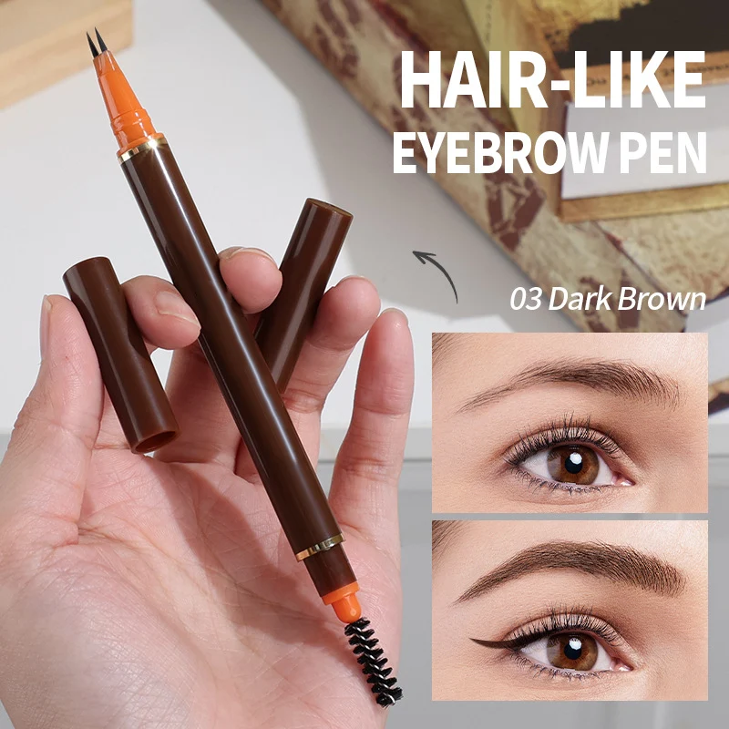 Dual-Ended 2-Fork Liquid Eyebrow Pen - Image 4