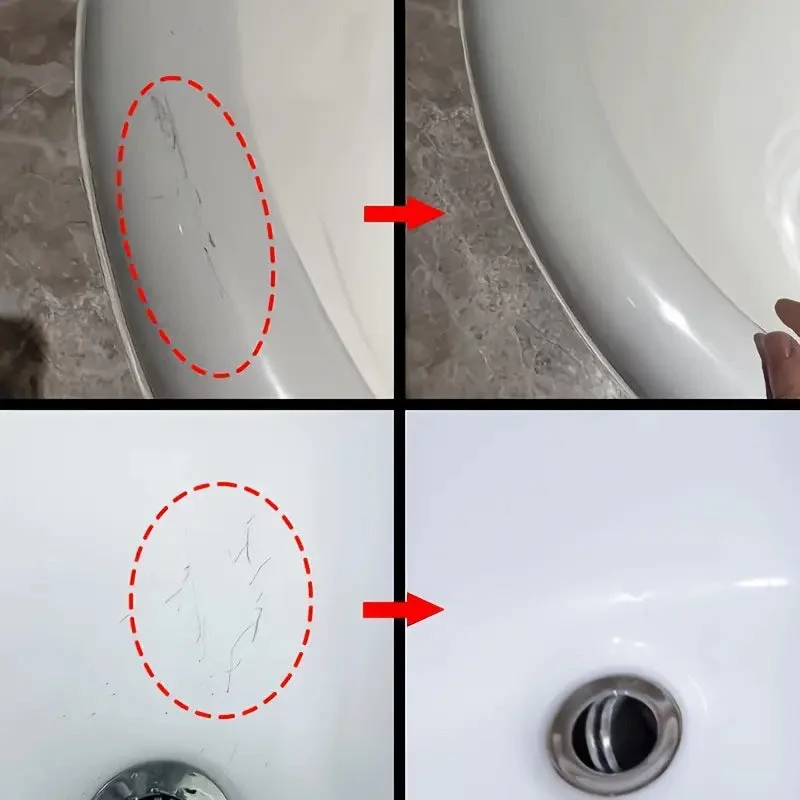 🔥HOT SALE 50%OFF🔥Bathroom Scratch Repair Wax with Sponge - Image 5