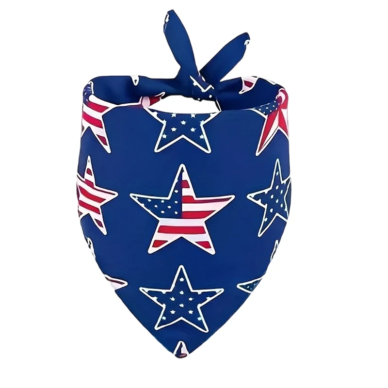 Holiday Dog Bandana Stars Stripes - Image 3