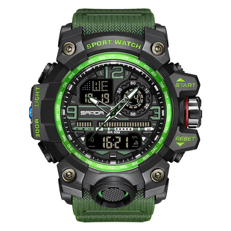 💦100m Water Resistance⌚Men's Fashion Multifunctional Waterproof Luminous Watch - Image 9
