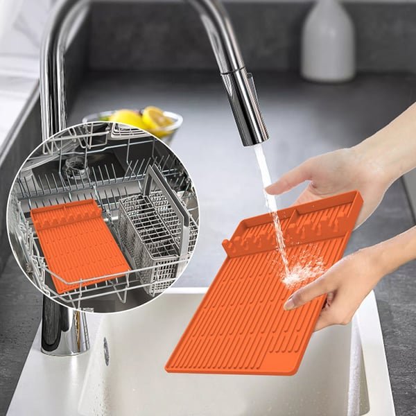 🌞Summer Sale 50% OFF🔥Silicone Grill Tools Mat with Drip Pad - Image 4