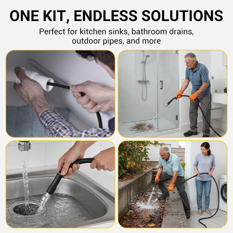 High-Pressure Sewer Jetter Hose with Nozzle - Image 7
