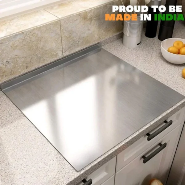 ✨ Stainless Steel Countertop Chopping Board – Hygienic, Knife-Friendly & Easy-Clean Surface 🍽️