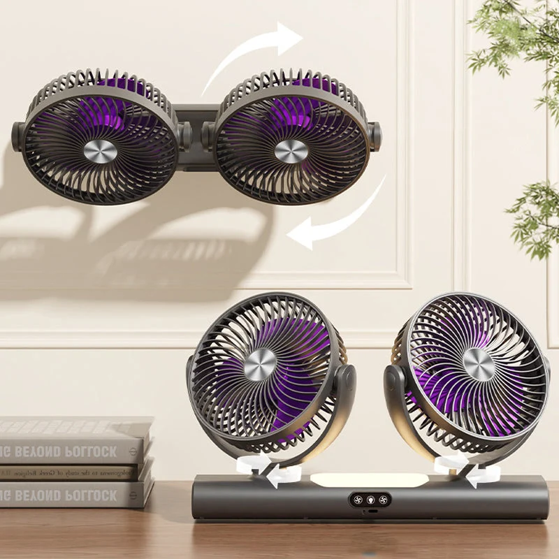 Dual Head Oscillating Ceiling Fan - Image 6