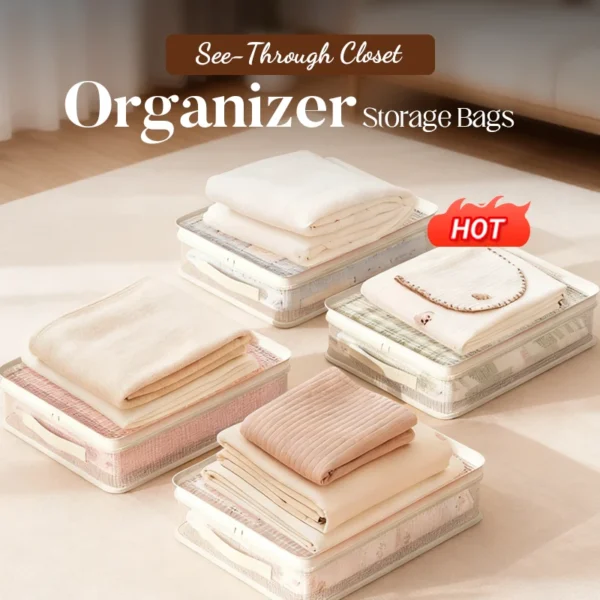 ✨Buy 1 Get 1 Free✨See-Through Closet Organizer Storage Bags