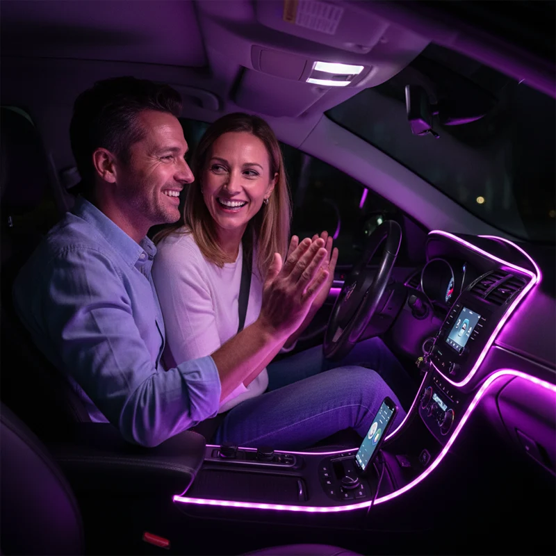 RGB LED Strip Light Kit for Car Dashboards - Image 6