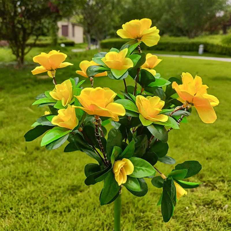 💐Limited-time 50% off⏰Simulation Azalea Flower Ground Stake Solar Light💐💡 - Image 13