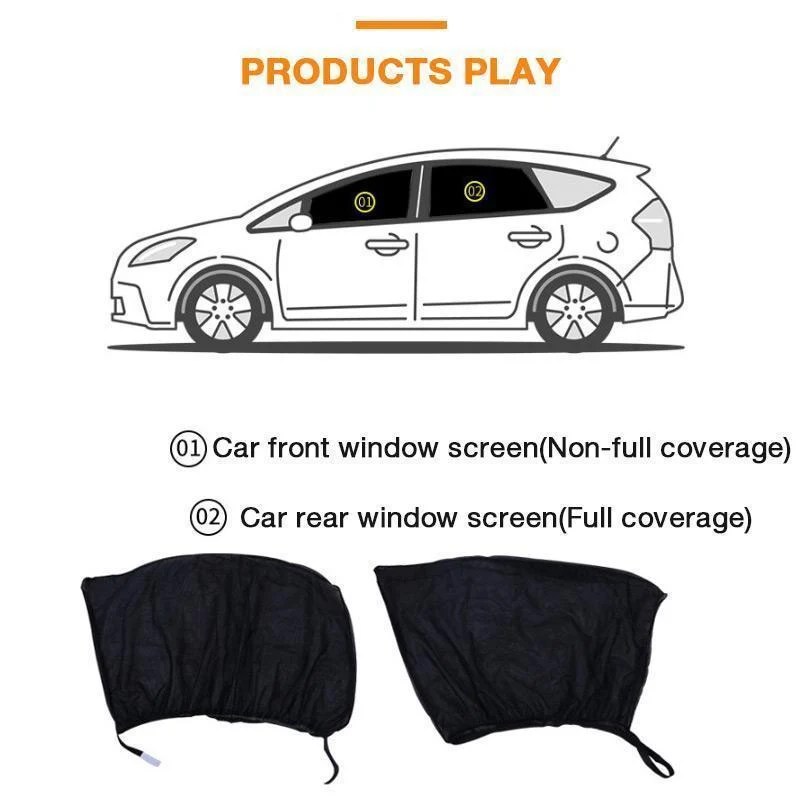 Universal Car Window Sun Shade Curtain - Image 7