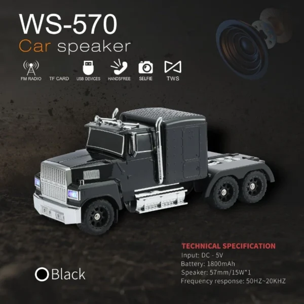 🔥2026 Hot Sale 50% OFF 🔥Truck Model Bluetooth Speaker