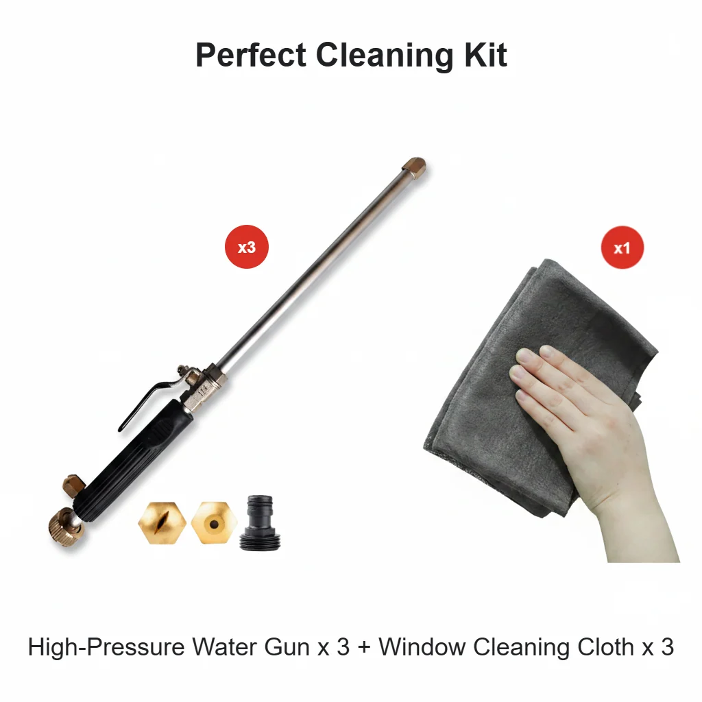 💦 LIMITED OFFER: 50% OFF! 🚿 High-pressure water gun – 3 interchangeable nozzles, durable aluminium alloy & powerful ✨ - Image 12