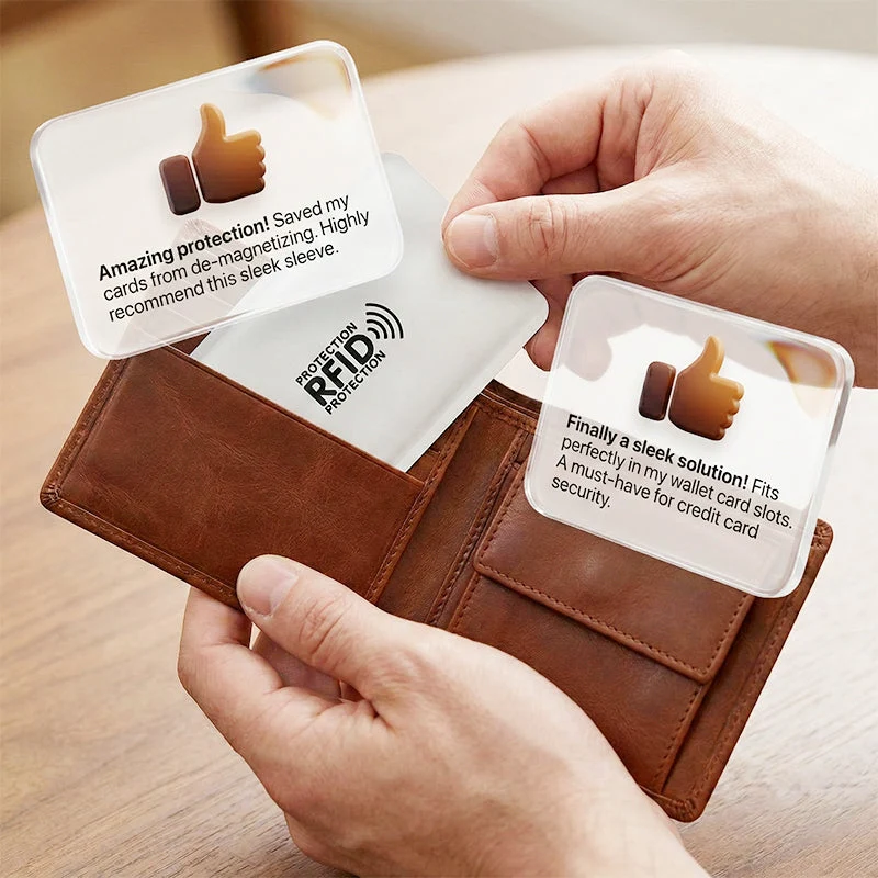 RFID Blocking Sleeves for Credit Cards - სურათი 9