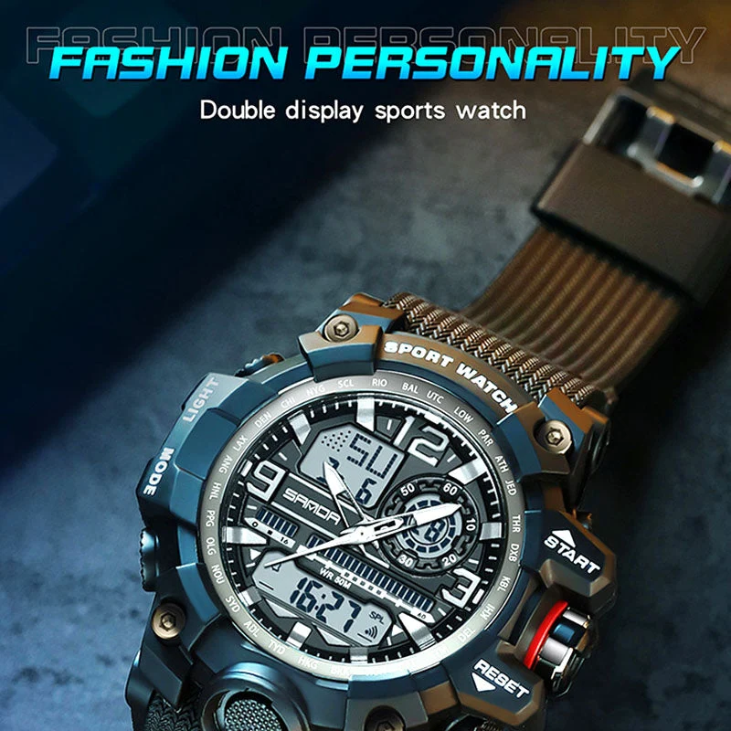 💦100m Water Resistance⌚Men's Fashion Multifunctional Waterproof Luminous Watch - Image 4