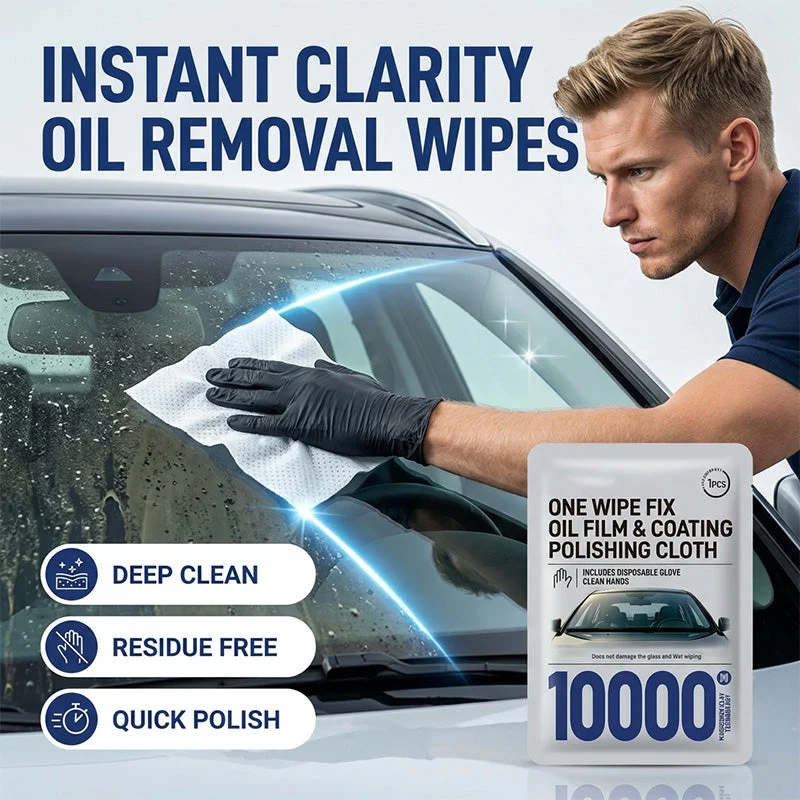 ππ§ Windshield oil removal wipes β eliminate glare, restore clarity, safe & mess-free!