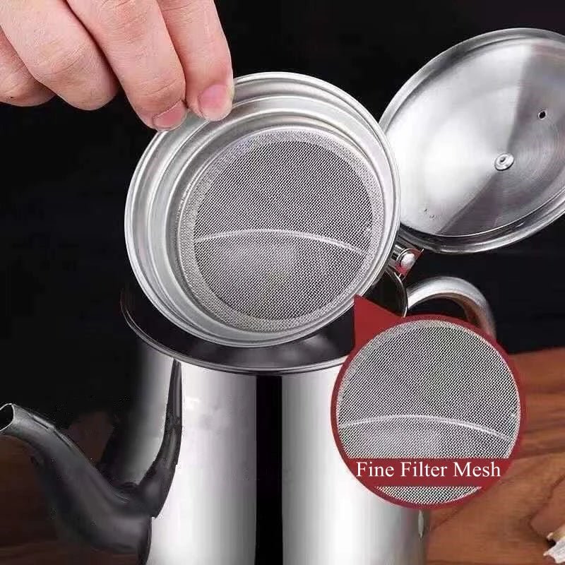 304 Stainless Steel Filter Oil Kettle Large Capacity (🔥 50% off Hot Sale) - Image 8