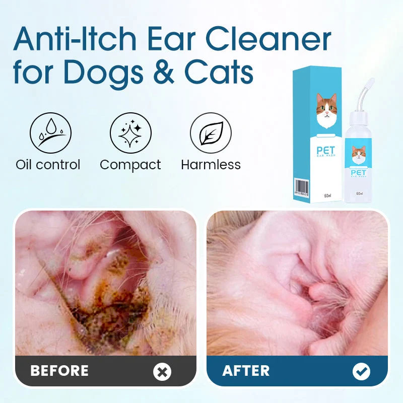 🐶🐱 Ear cleaner, Relieves itching in dogs & cats - Image 2