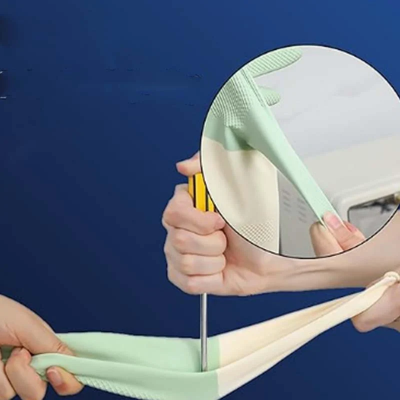 Reusable Non-Slip Dishwashing Cleaning Gloves - Image 3