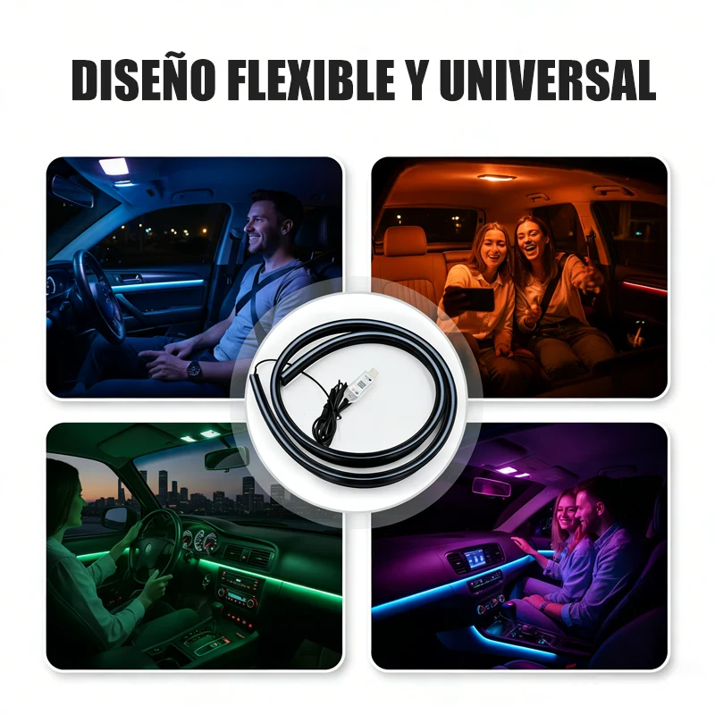 RGB LED Strip Light Kit for Car Dashboards - Image 7