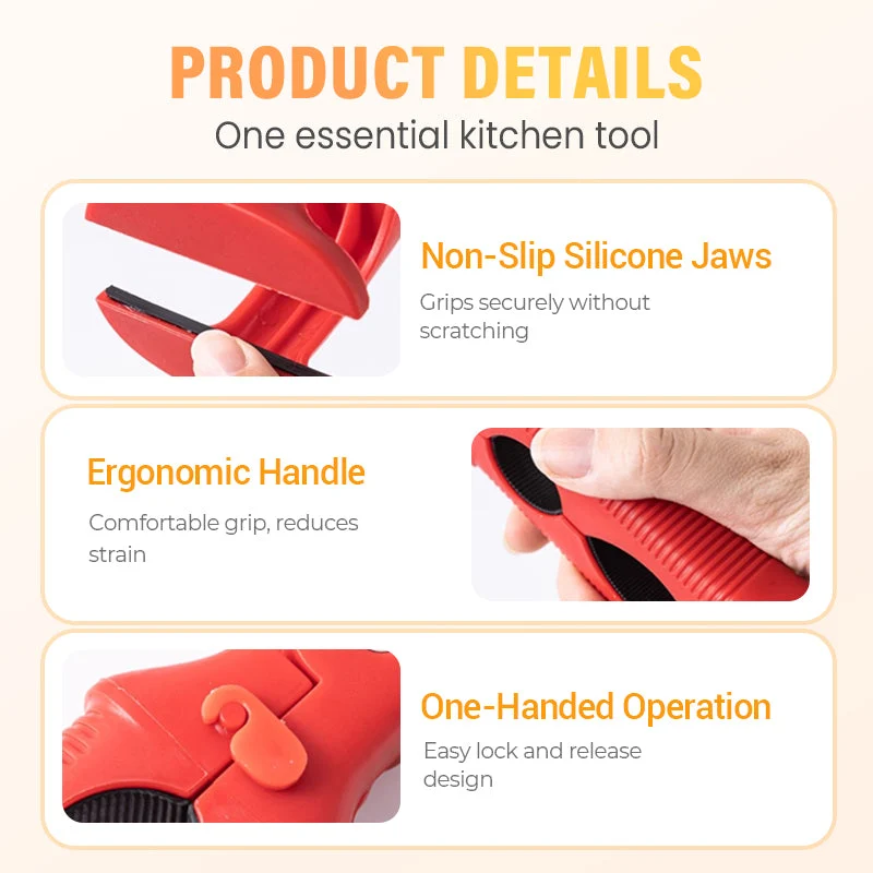 3-in-1 Silicone Bowl and Plate Clamp - Image 3