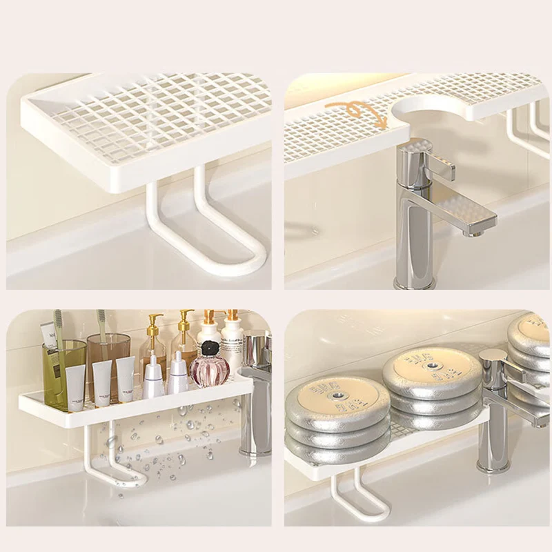Over-the-Faucet Sink Organizer Shelf - Image 7