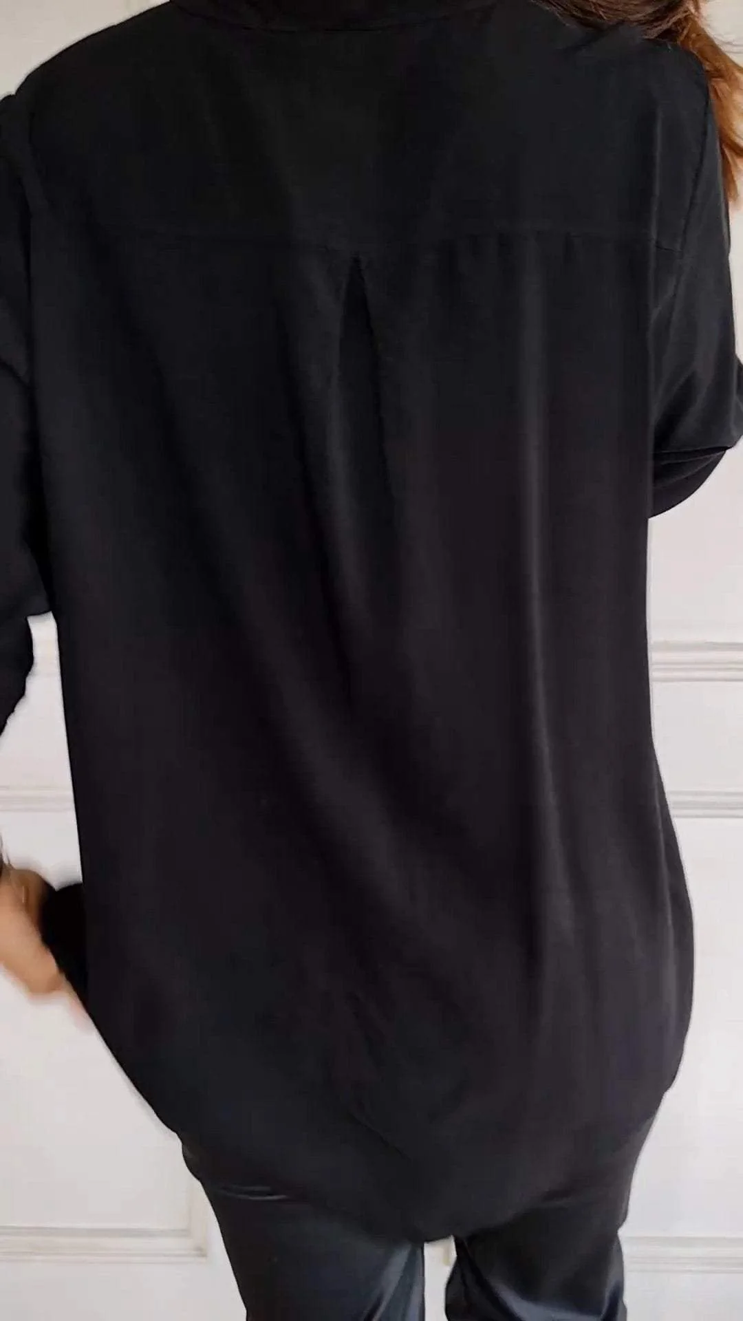 🔥2025 HOT SALE🌸Cotton V-neck Sequin Mid-sleeve Casual Top - Image 9