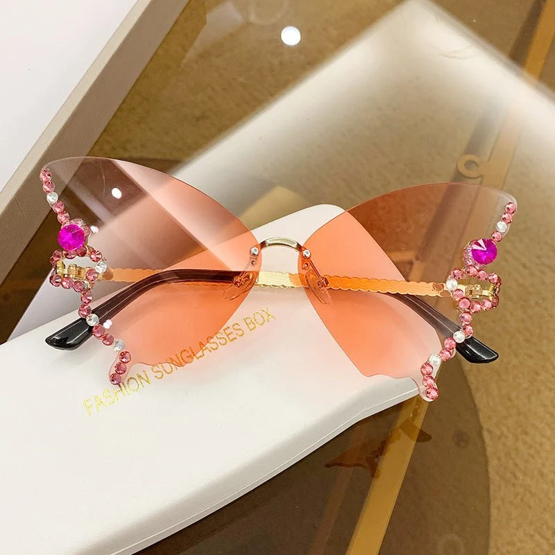💥HOT SALE - 50% OFF🔥Diamond Butterfly Sunglasse - Image 7