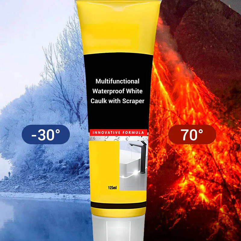 ✨Buy 2 Get 1 Free✨Multifunctional Waterproof White Caulk with Scraper🛠️🧱 - Image 6