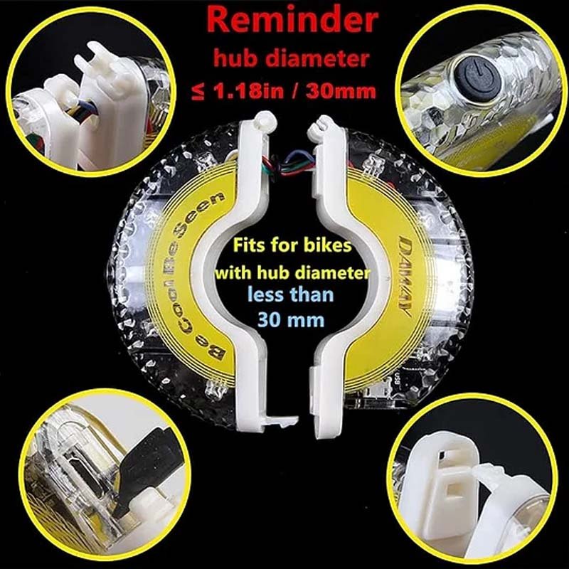 π² LED Cycling Wheel Hub Lights | Christmas SALE 52% OFF | Waterproof Spoke Lights for Night Safety | Perfect Gift for Bikers & Cycling Enthusiasts πβ¨ - Image 10