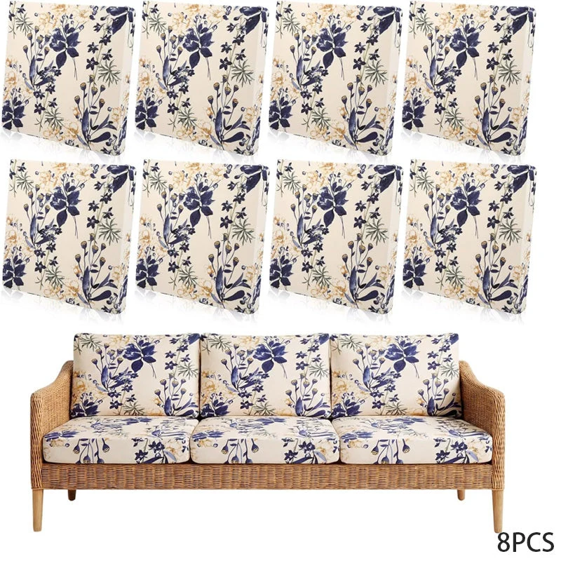 🛋️ LIMITED-TIME 50% OFF! ✨ Patio Sofa Cushion Cover – Stretch, Water-Resistant ✨ - Image 14