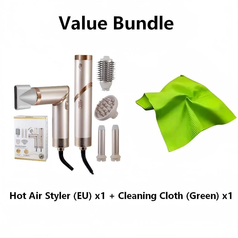 5-in-1 Foldable Hot Air Styler + Cleaning Cloth - Image 18