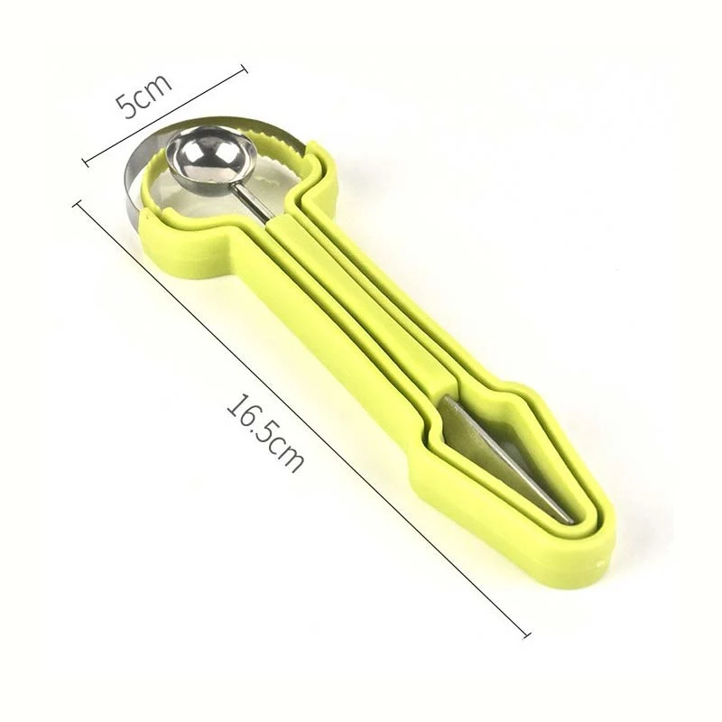 🍉3-in-1 Stainless Steel Melon Baller Scoop Tool Kit - Image 8