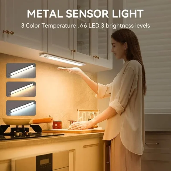 ✨🔥Flash Sale✨🔥 | 🔥3-Color Lighting Punch-free Smart Sensor Magnetic Rechargeable LED Lights💡