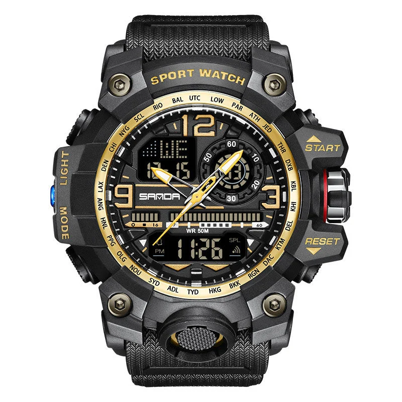 💦100m Water Resistance⌚Men's Fashion Multifunctional Waterproof Luminous Watch - Image 12
