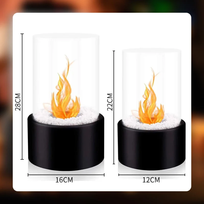🔥 50% OFF! 🏠 Glass & Metal Tabletop Fireplace – Portable, Smoke-Free for Indoor & Outdoor Use, With Ethanol Burner & Cozy Decorative Accentuator for Your Home ✨ - Image 8
