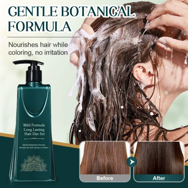 🎁Christmas Hot Sale 60% OFF🔥Mild Formula Long Lasting Hair Dye Set