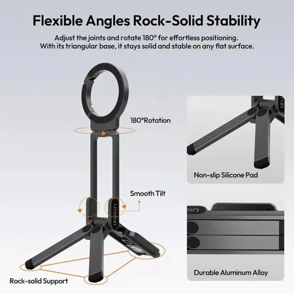 π’π’50% off!! β° Magnetic Mount β 5-in-1 Mini Tripod with Dual MagSafe Magnets, Foldable Hook & Arca-Swiss Base! π±π₯ - Image 15
