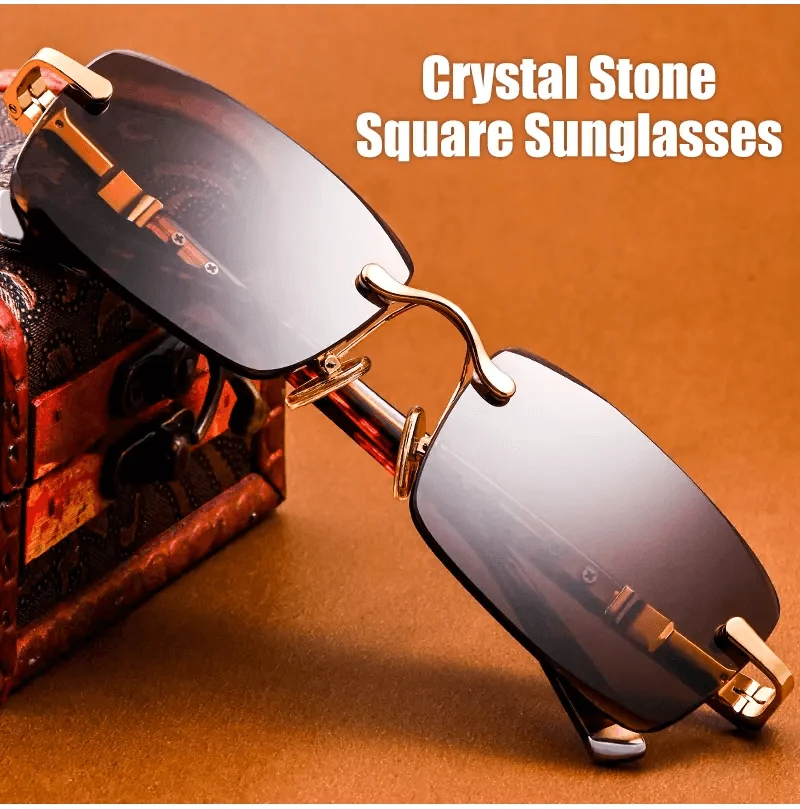 Natural crystal lens sunglasses - Image 5