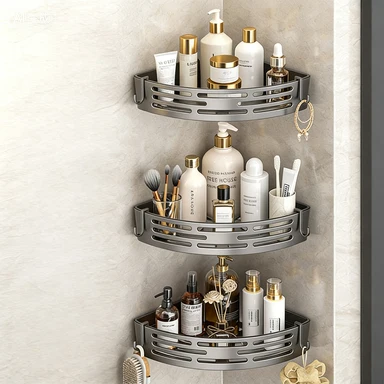 ⏳Limited-time 50% off⏰Wall Mounted Bathroom Organizer with Suction Cup - Image 12