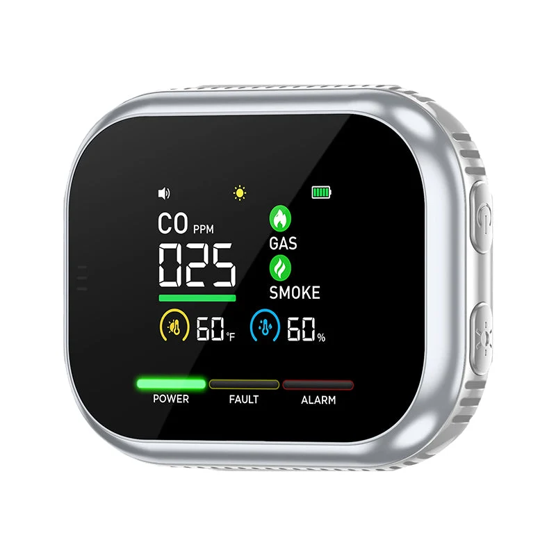 Portable Multi-Gas Alarm with LCD Display & Battery Backup - Image 10