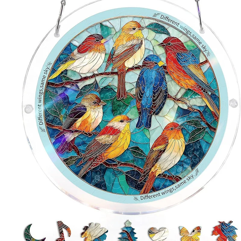 Acrylic Sunset & Sea Jigsaw Puzzle Window Hanging - Image 18